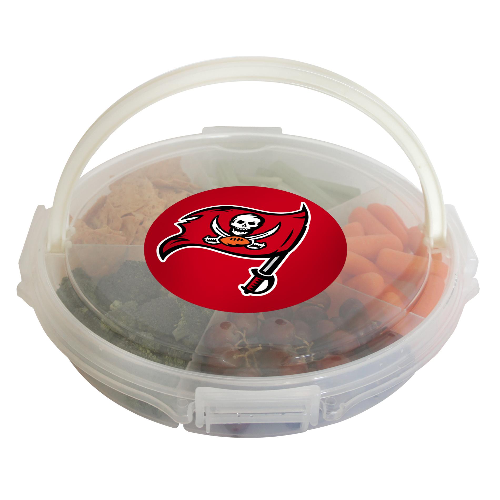NFL Divided Snack Bowl - Tampa Bay Buccaneers NFL Divided Snack Bowl - Tampa Bay Buccaneers