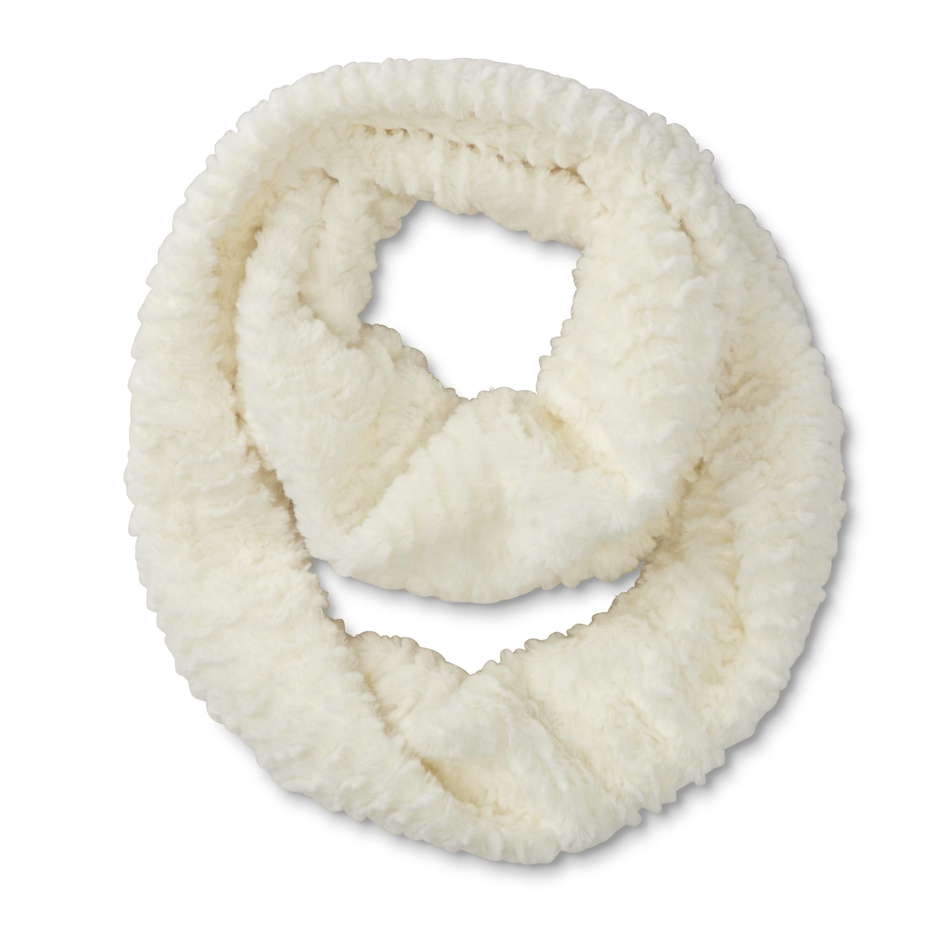 Isotoner Women's Faux Fur Infinity Scarf