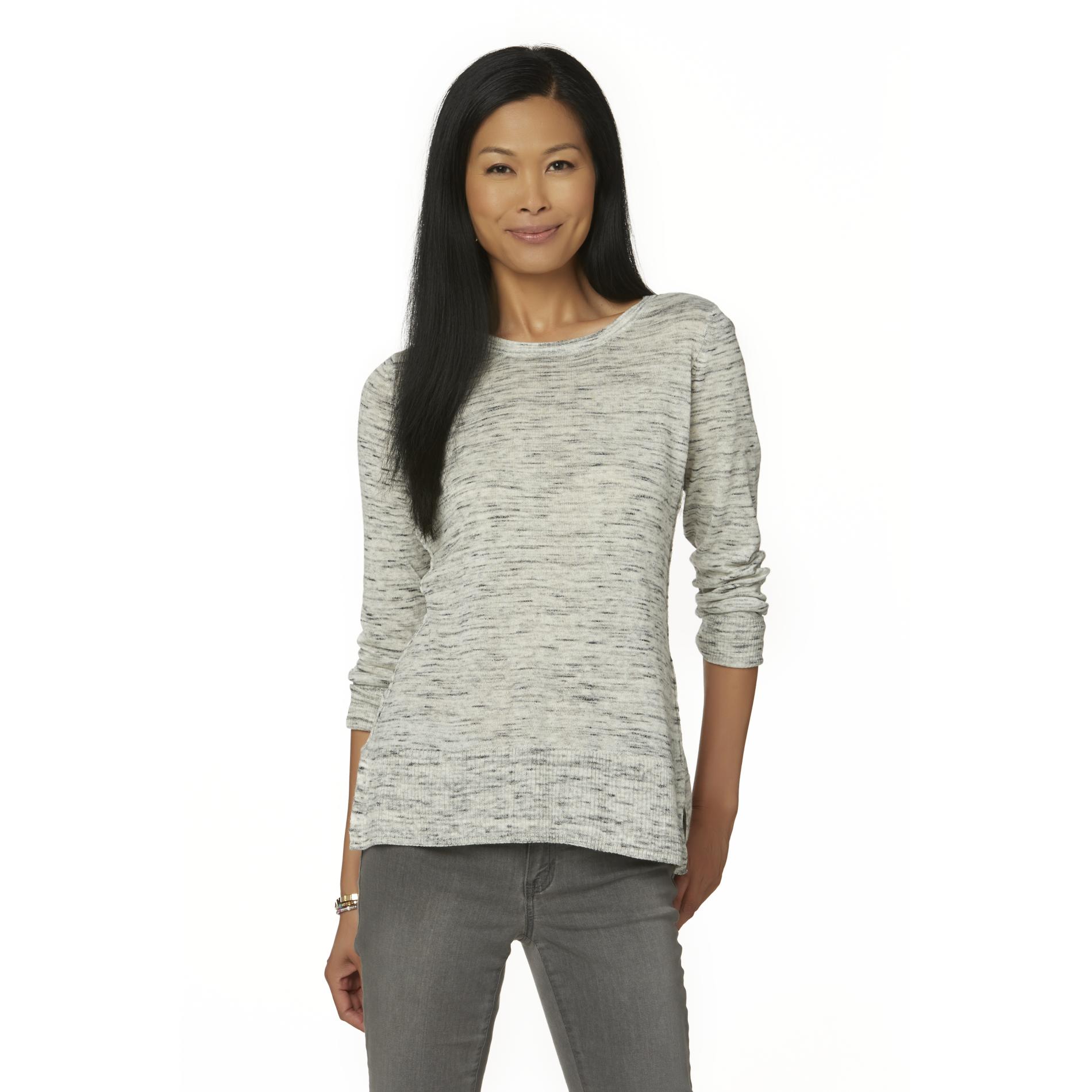 Basic Editions Women's Sweater - Space Dyed