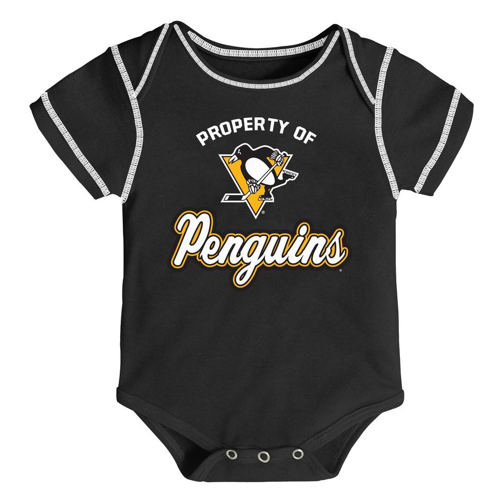 NHL Infant Boys' 2-Pack Bodysuits - Pittsburgh Penguins