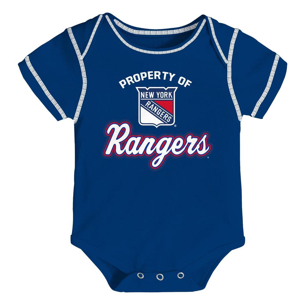 NHL Infant Boys' 2-Pack Bodysuits - New York Rangers