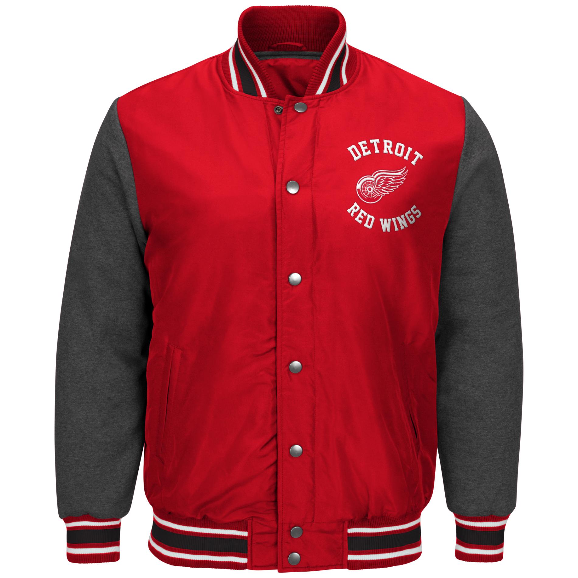 NHL Men's Wool Varsity Jacket - Detroit Red Wings