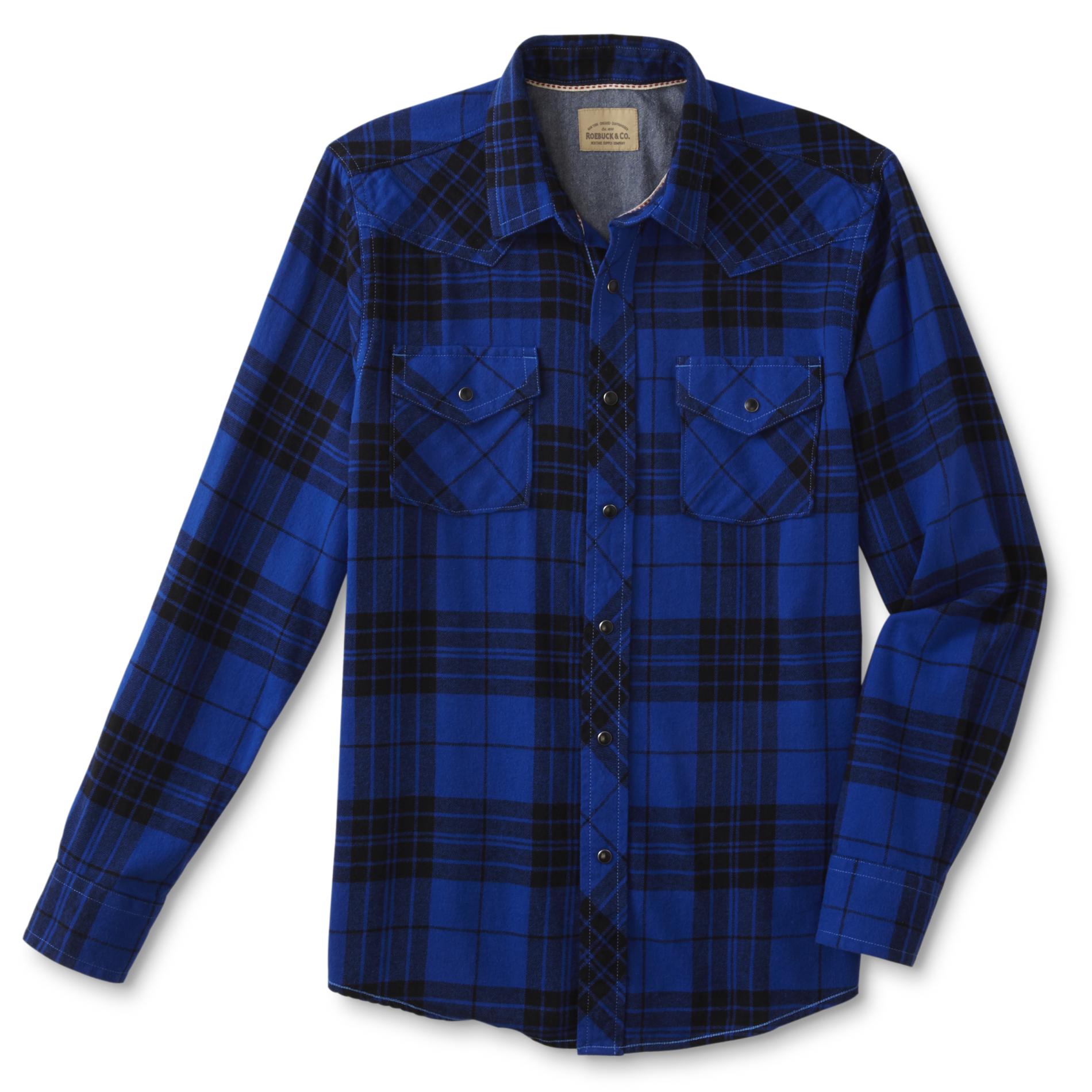 Roebuck & Co. Men's Flannel Shirt - Plaid