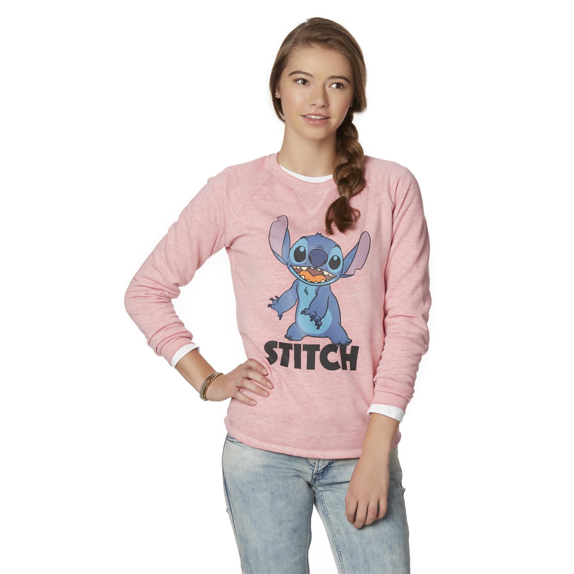 Disney Lilo & Stitch Juniors' Graphic Sweatshirt