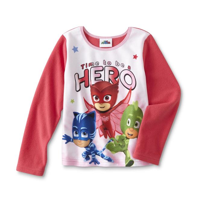 Disney PJ Masks Girl's Fleece Pajama Shirt & Pants
