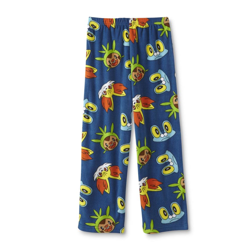 Pokemon CCG Boys' Fleece Pajama Shirt & Pants