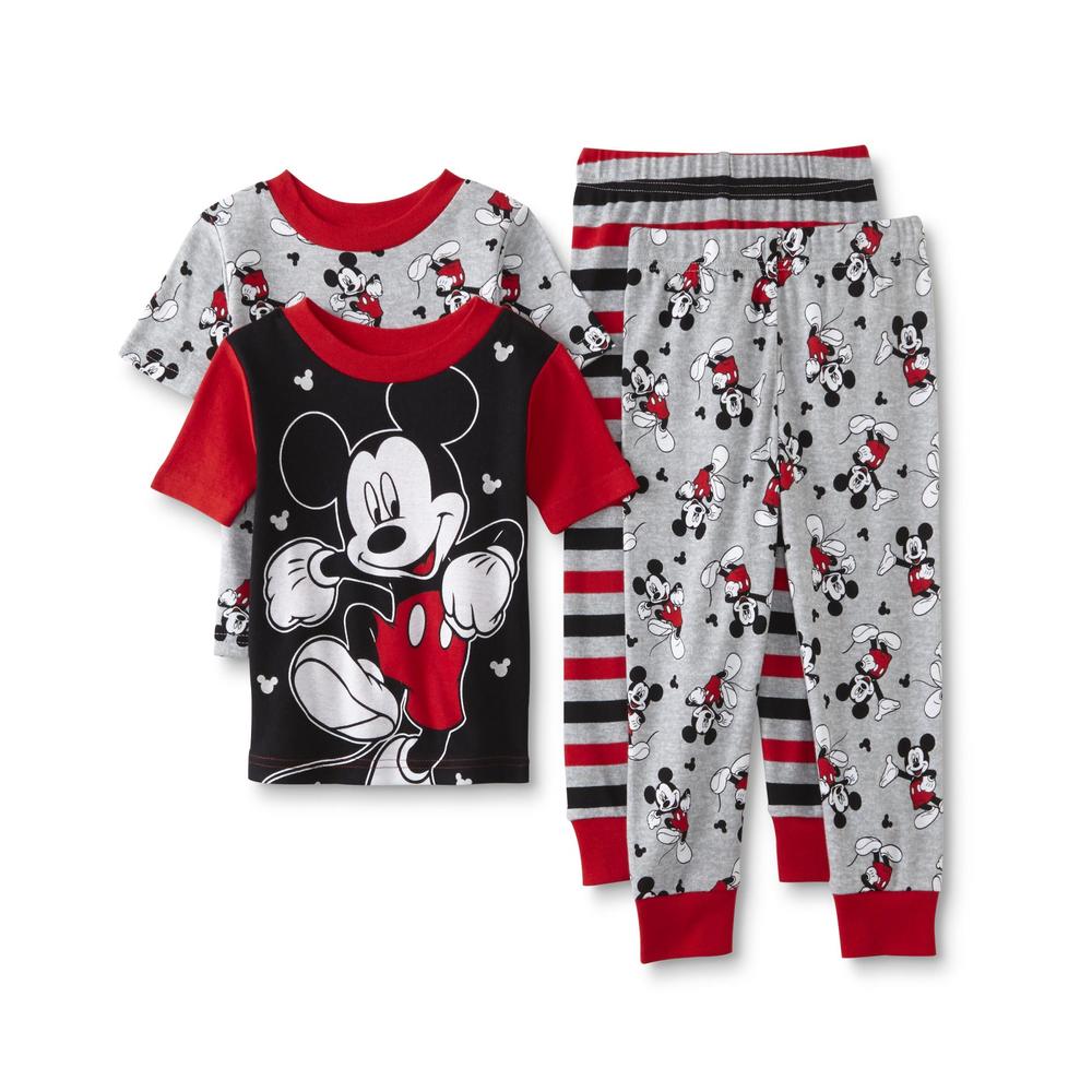 Disney Mickey Mouse Toddler Boys' 2-Pairs Pajamas