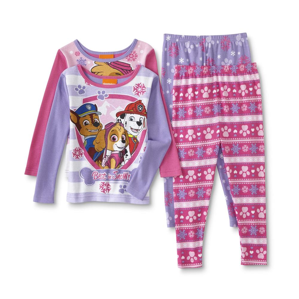 Nickelodeon PAW Patrol Toddler Girls' 2-Pairs Long-Sleeve Pajamas