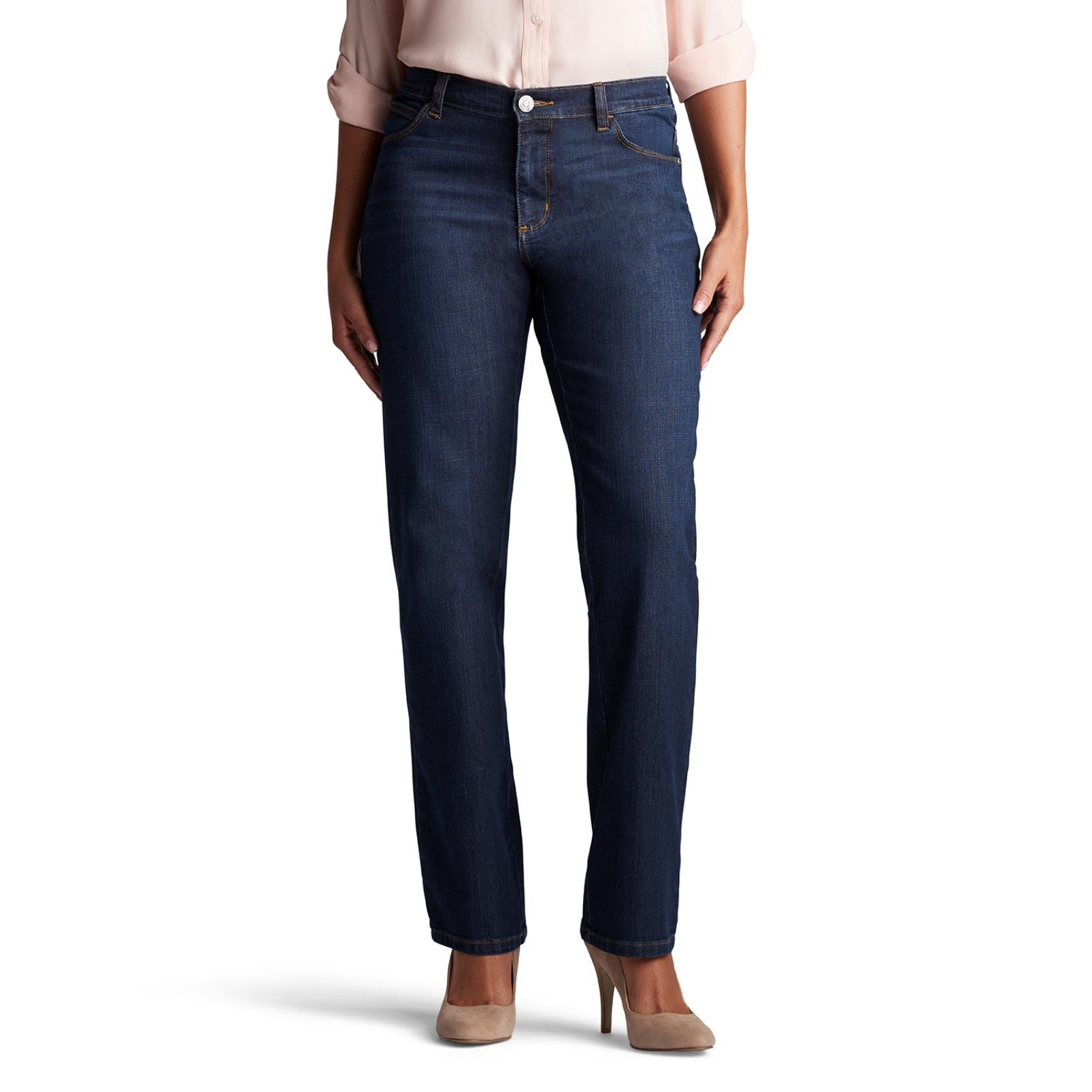 LEE Women's Relaxed Fit Straight Leg Jeans