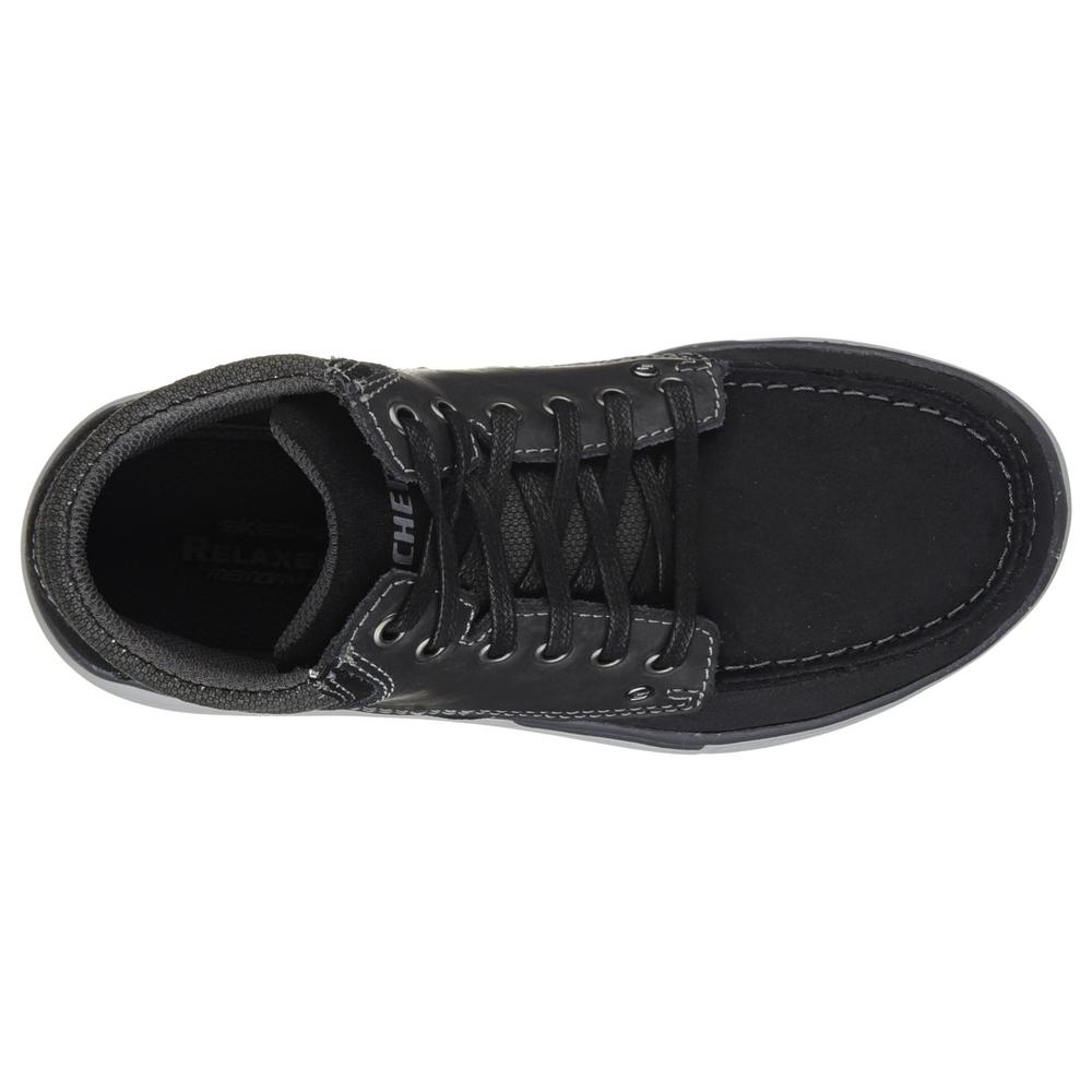 Skechers Boys' Maddox Black High-Top Shoe