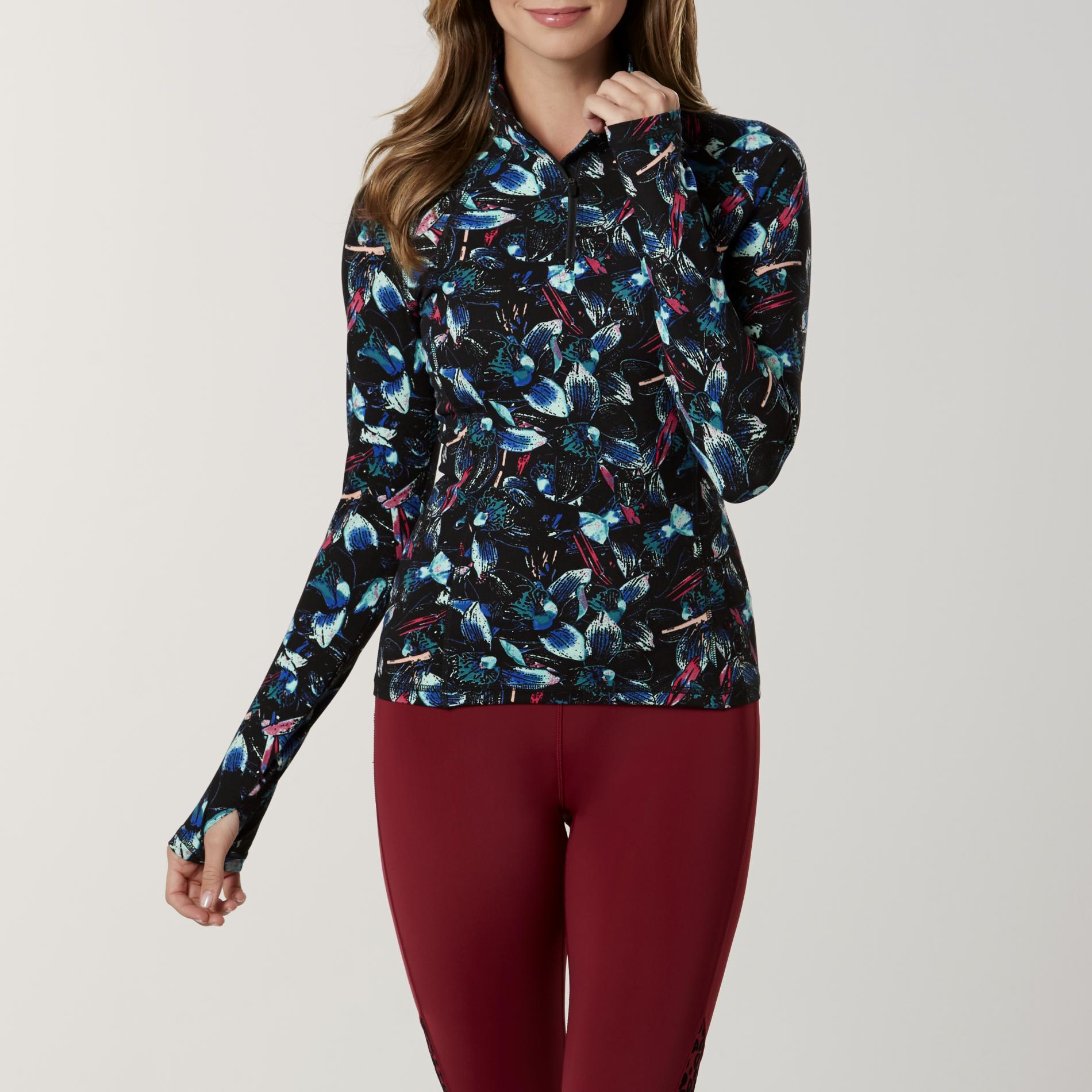 athletic half zip pullover