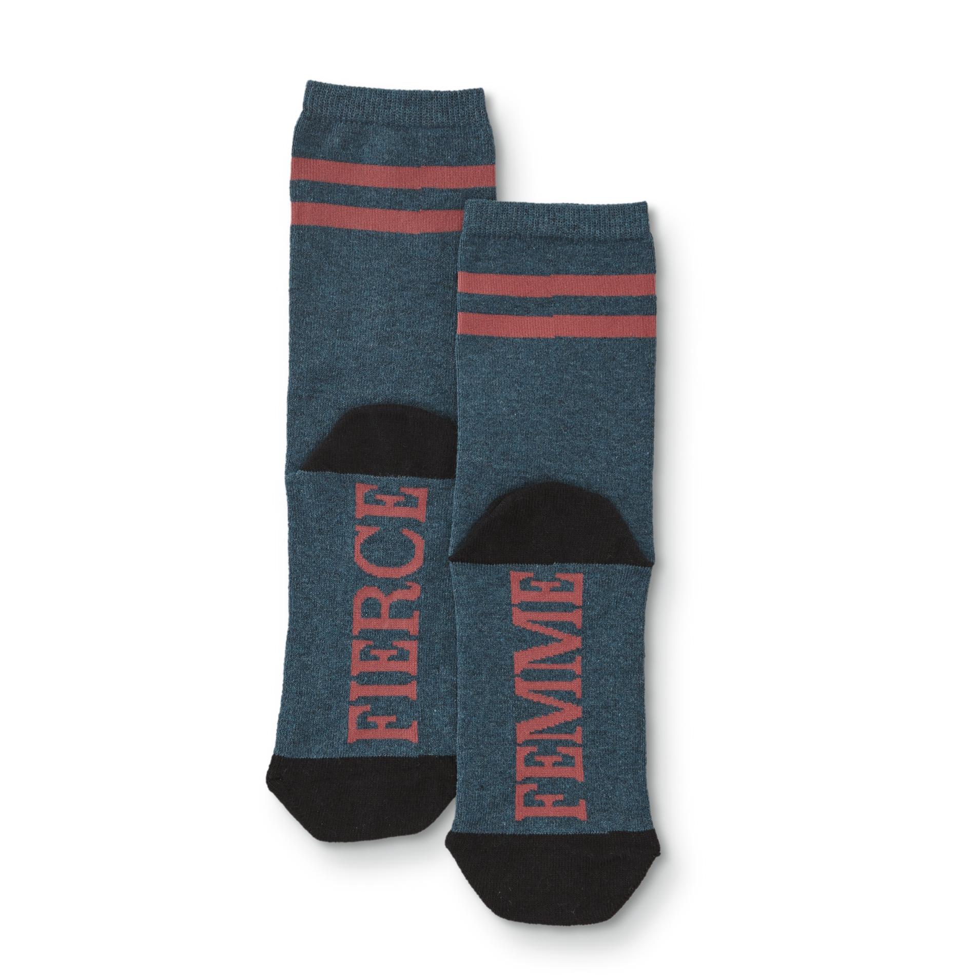 Women's Crew Socks - Fierce Femme