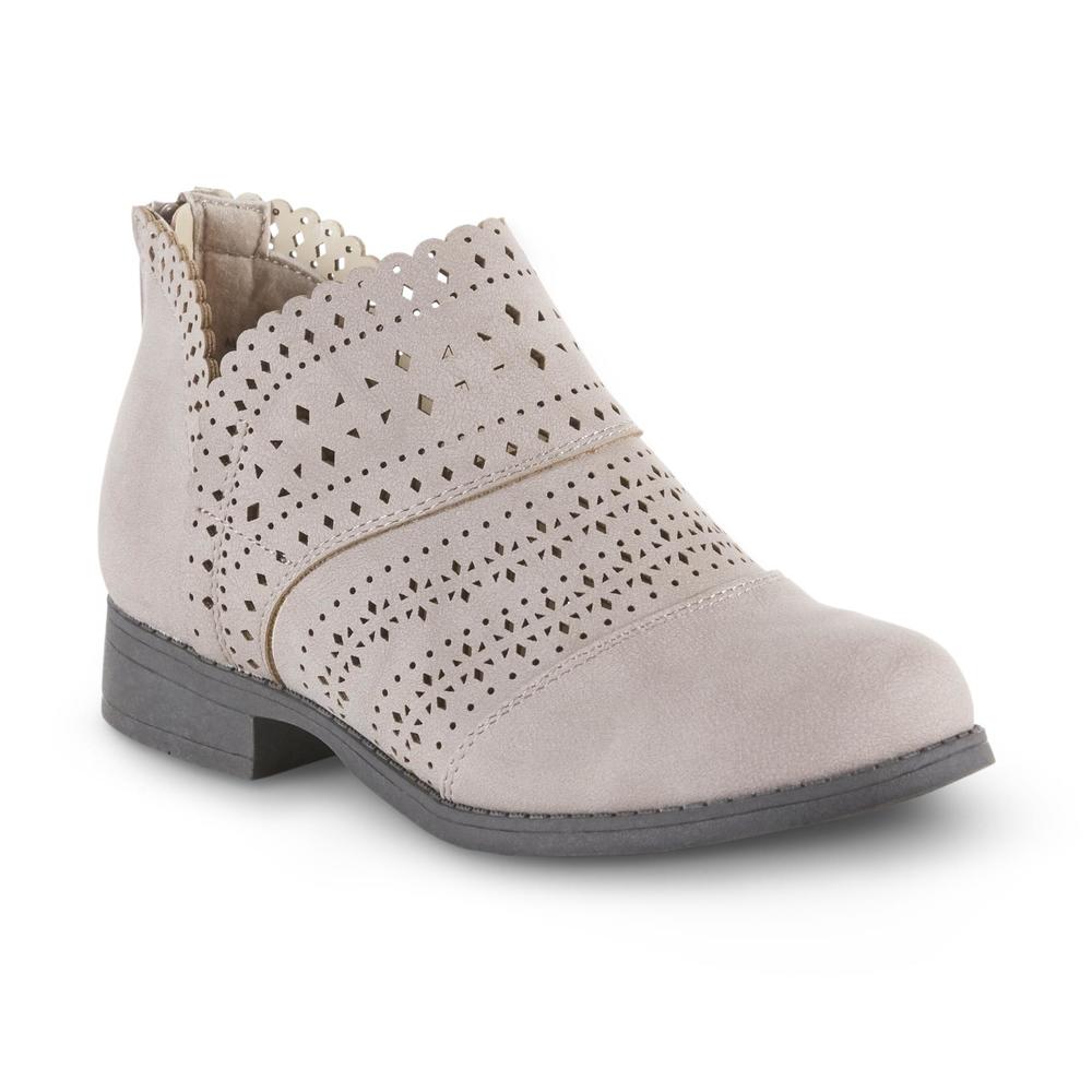 Piper Girls' Ivy Ankle Bootie - Taupe