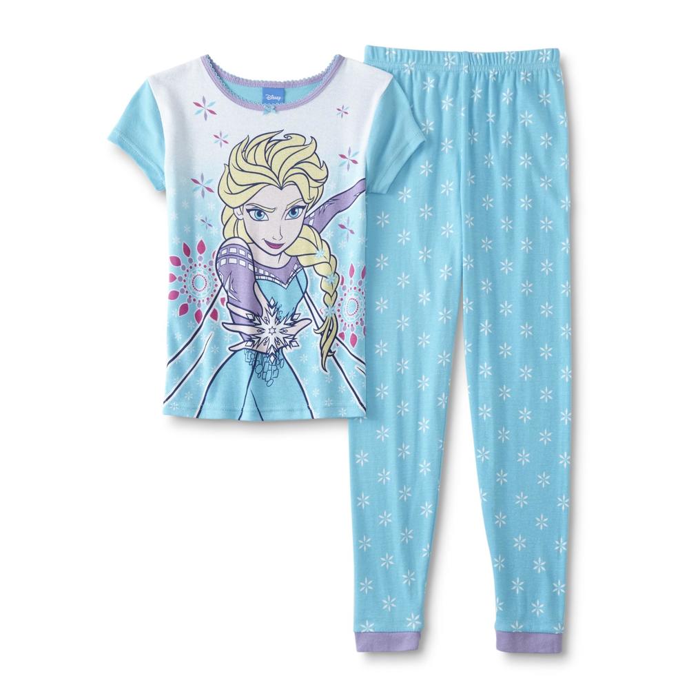 Disney Frozen Girls' 2-Pairs Pajamas - Queen Elsa