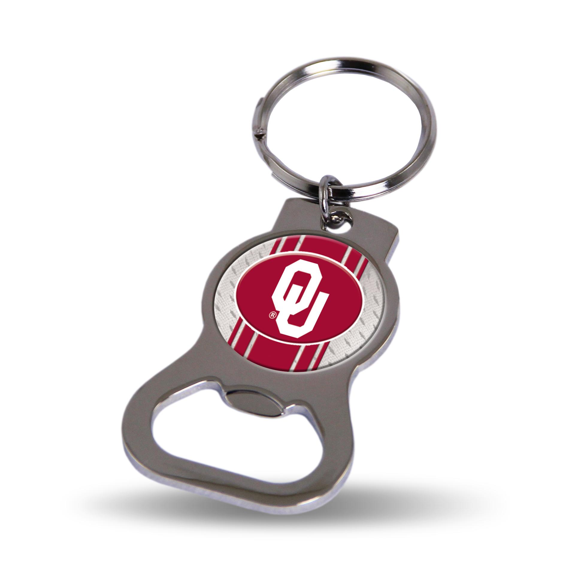 NCAA Bottle Opener Keychain - University of Oklahoma Sooners