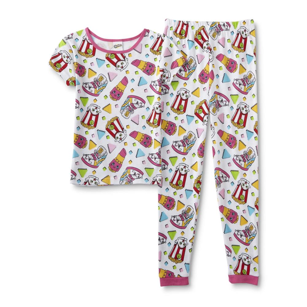 Shopkins Girls' 2-Pairs Pajamas