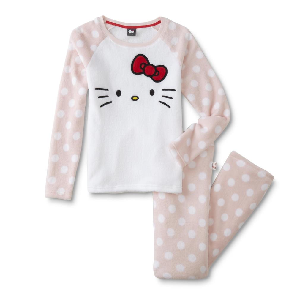 Hello Kitty Women's Fleece Pajama Top & Pants