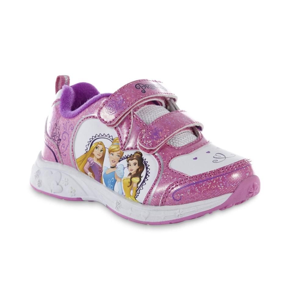 Disney Toddler Girls' Princess Pink/White Sneaker