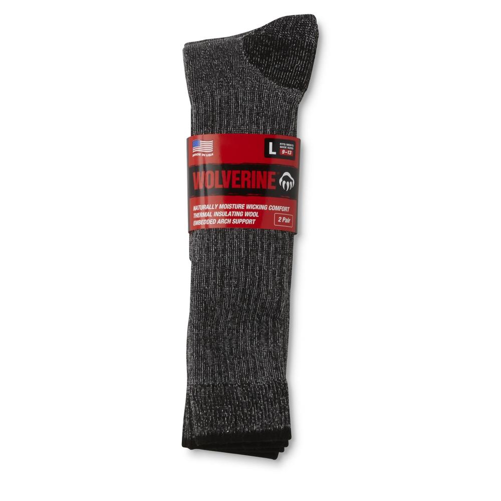 Wolverine Men's 2-Pairs Thermal Insulating Socks