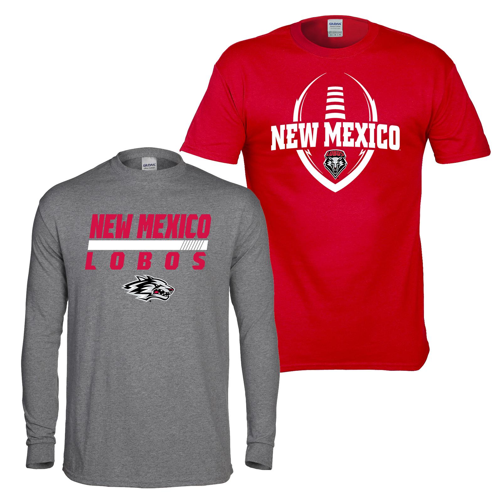 NCAA Boys' 2-Pack Graphic T-Shirts - New Mexico Lobos