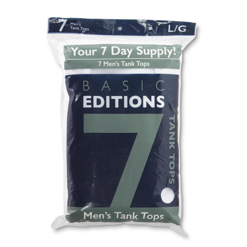 Basic Editions Men's 7Pack Tank Tops