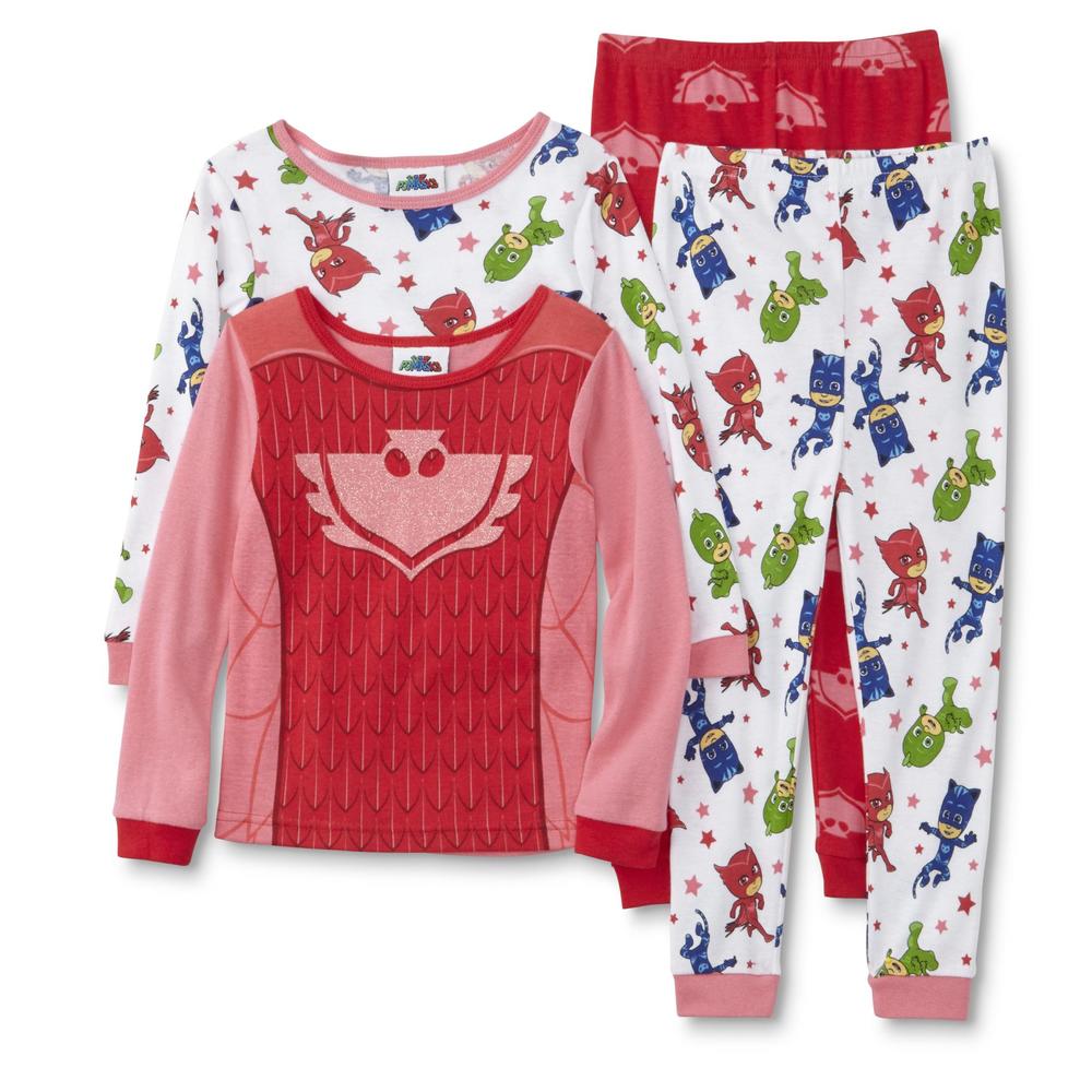 Disney PJ Masks Toddler Girls' 2-Pairs Pajamas