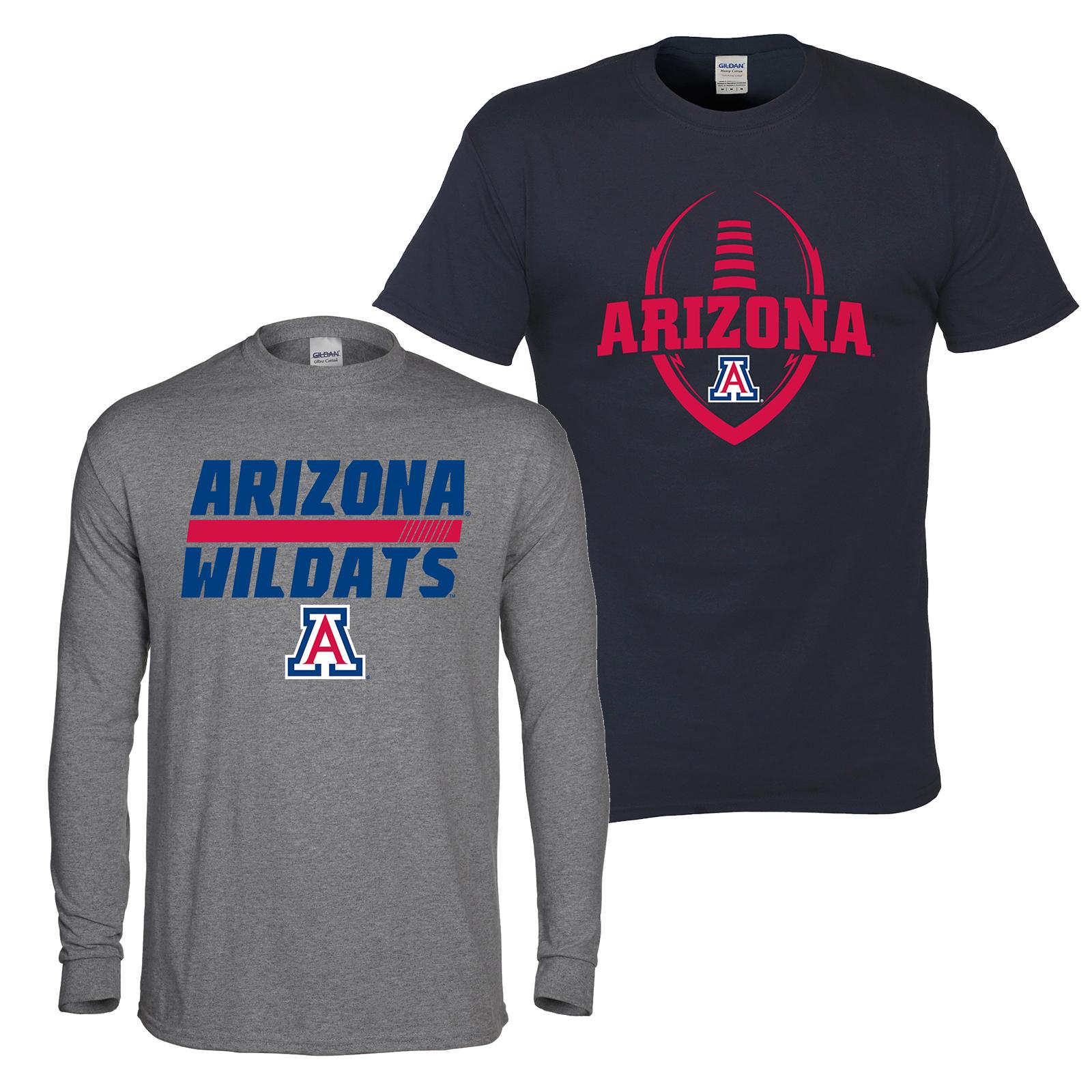 NCAA Boys' 2-Pack Graphic T-Shirts - Arizona Wildcats