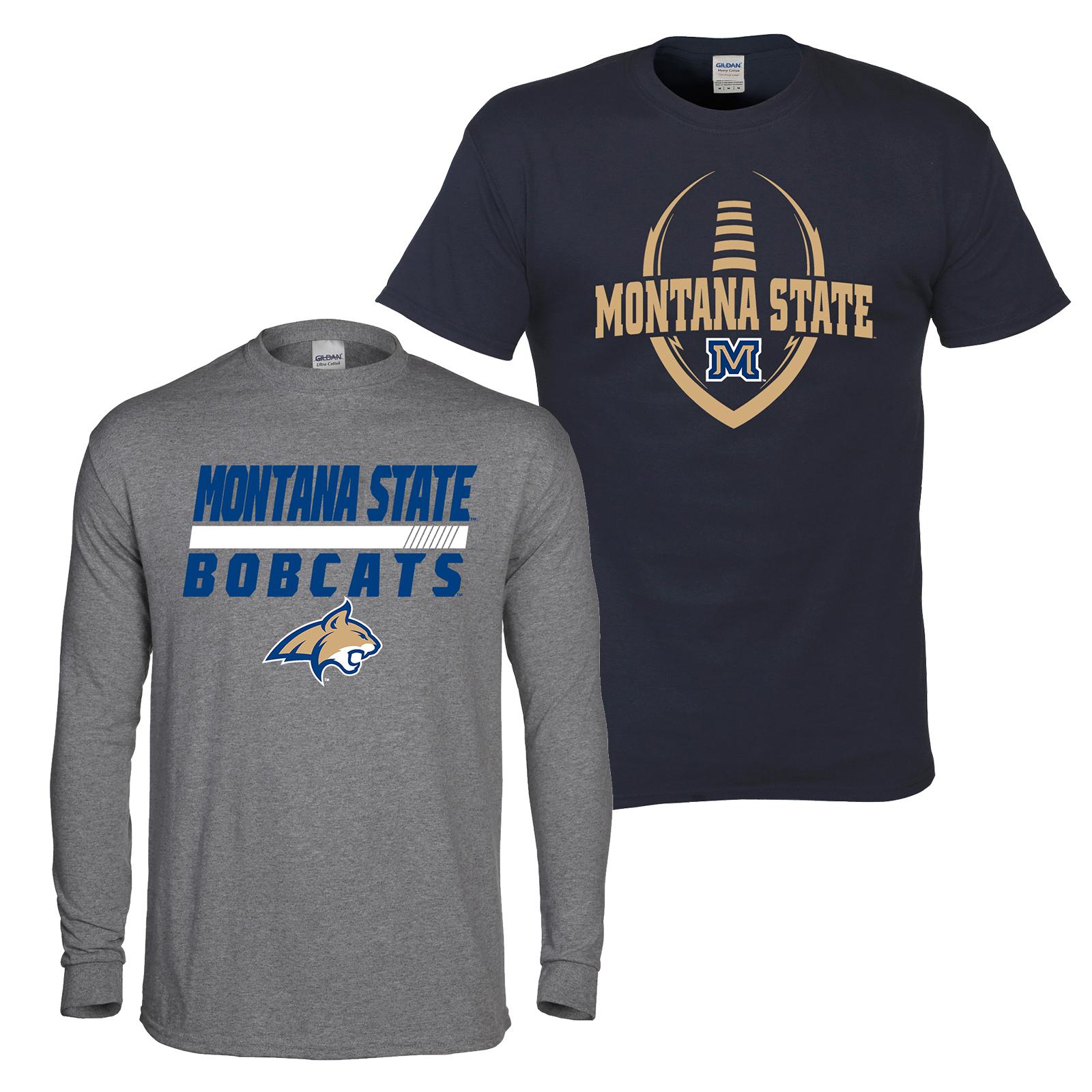 NCAA Boys' 2-Pack Graphic T-Shirts - Montana State Bobcats
