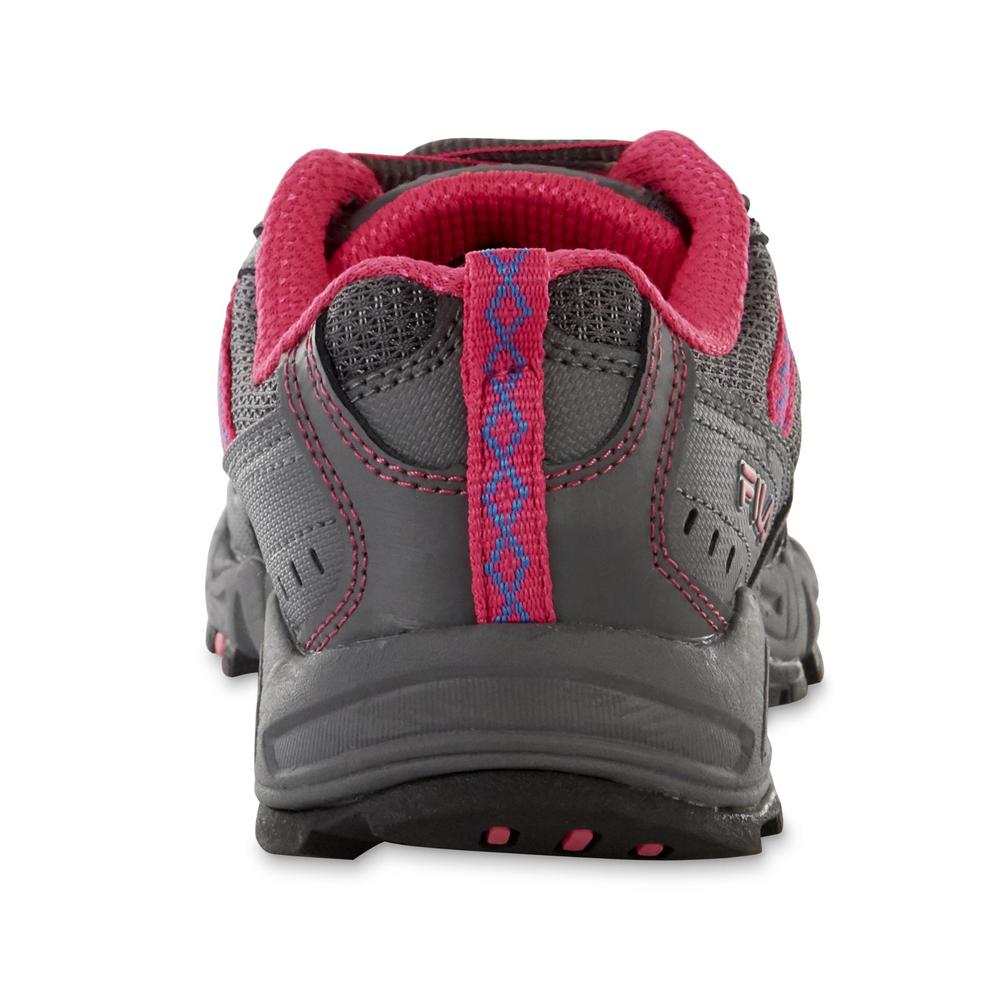 Fila Women's Ascent 12 Running Shoe - Gray/Neon Pink