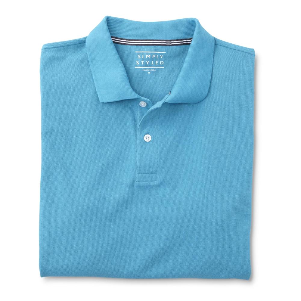 Simply Styled Men's Pique Polo Shirt