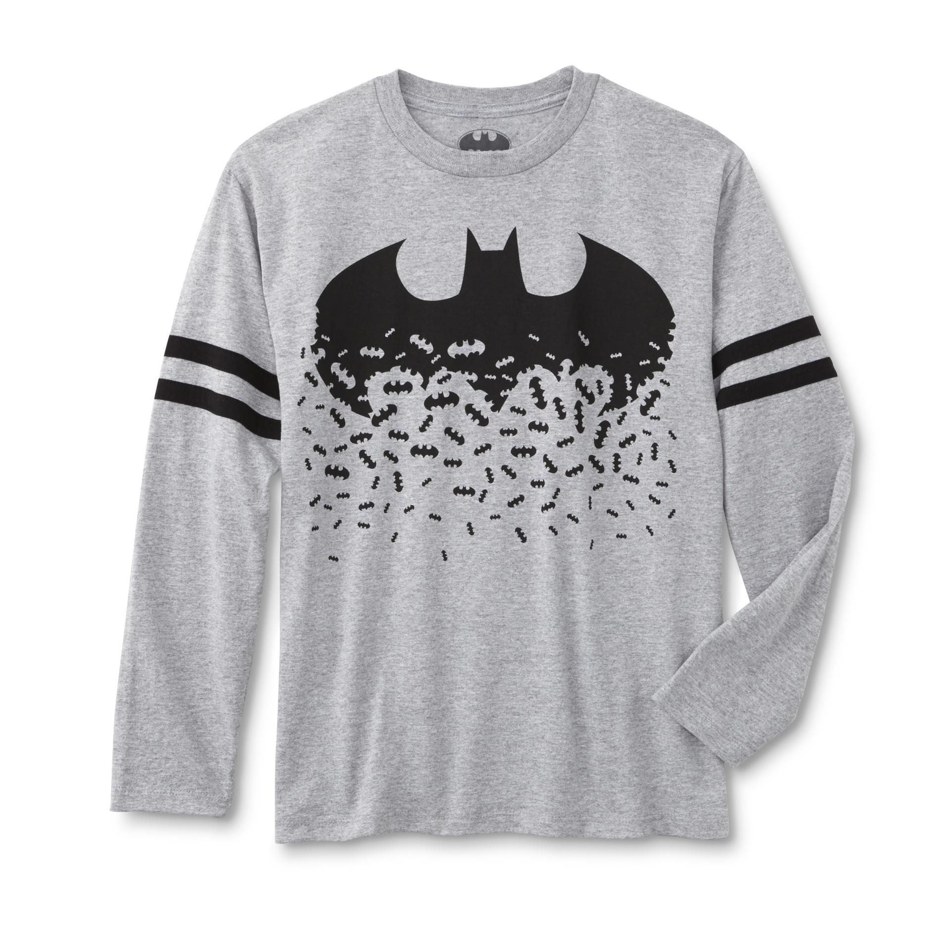 DC Comics Batman Boys' Long-Sleeve Graphic T-Shirt