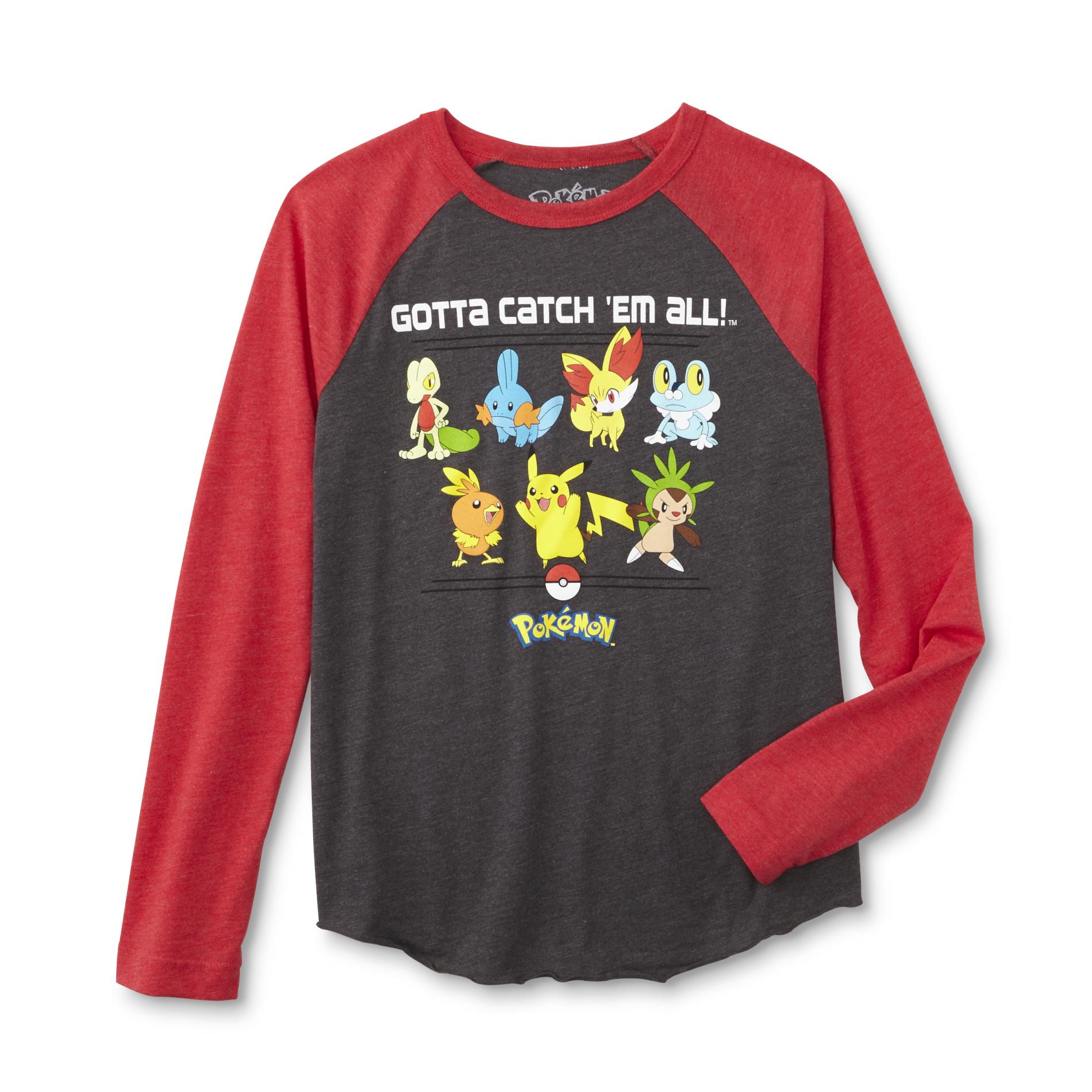 Nintendo Pokemon Boys' Graphic T-Shirt - Catch 'Em All