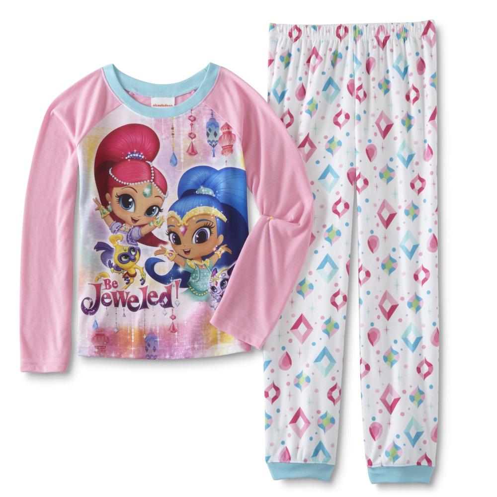 Nickelodeon Shimmer and Shine Girls' Pajama Shirt & Jogger Pants
