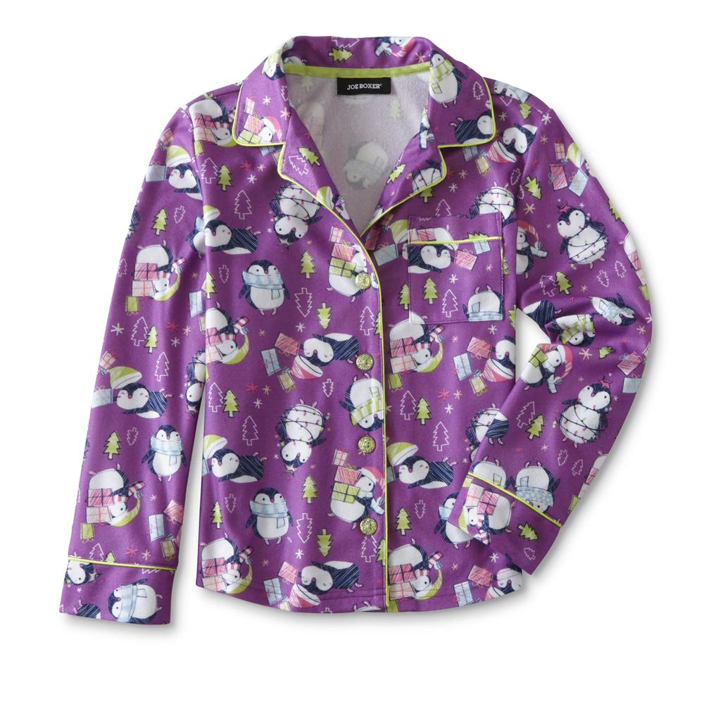 Joe Boxer Girls' Pajama Shirt & Pants - Penguins