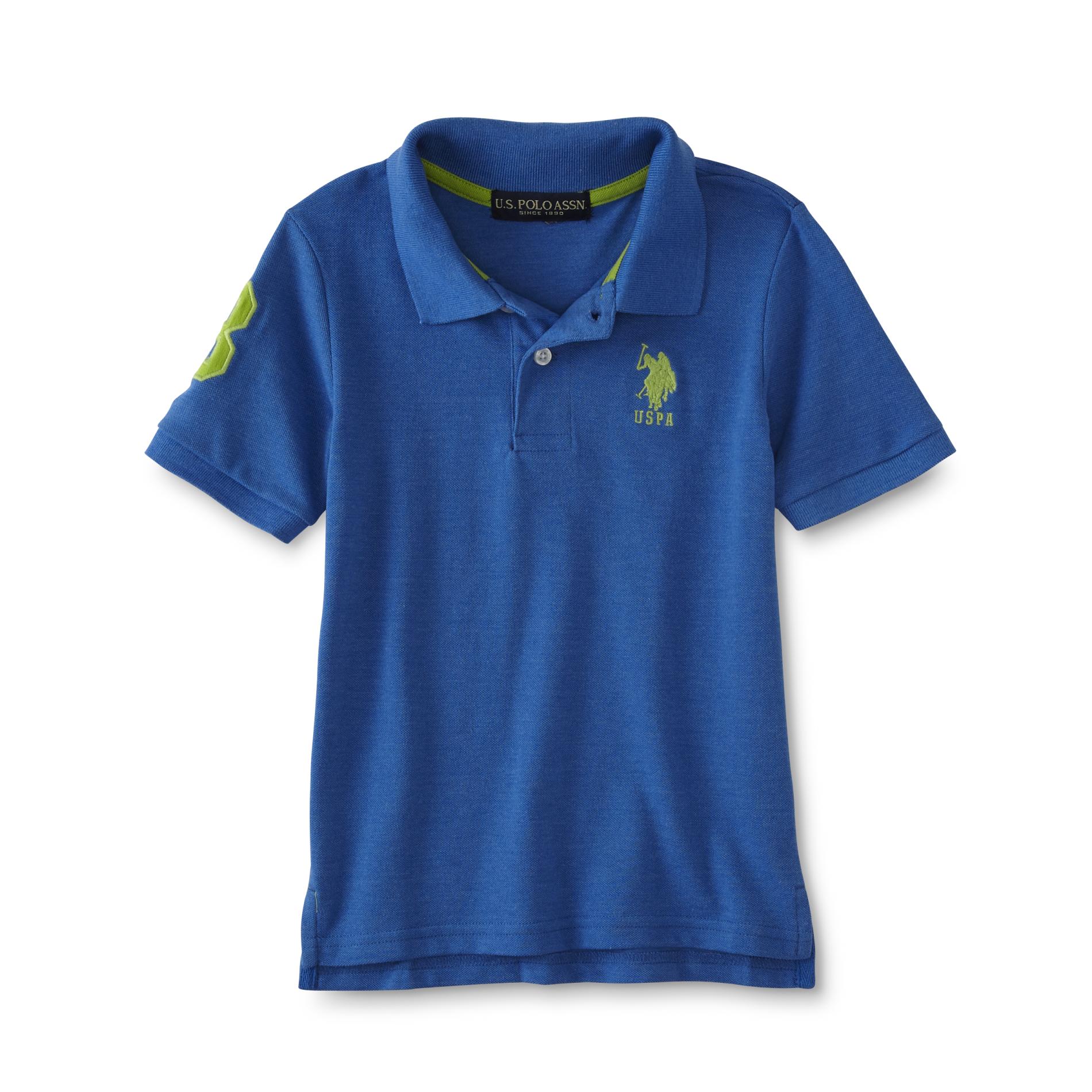 U.S. Polo Assn. Boy's Polo Shirt - Heathered