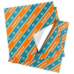 Nfl Folded Gift Wrapping Paper Miami Dolphins