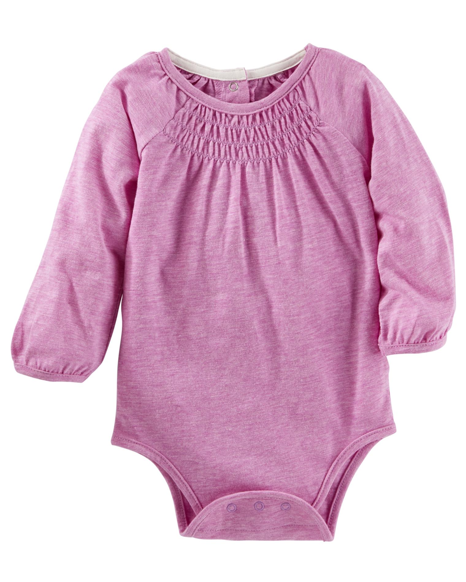 OshKosh Newborn & Infant Girls' Long-Sleeve Bodysuit