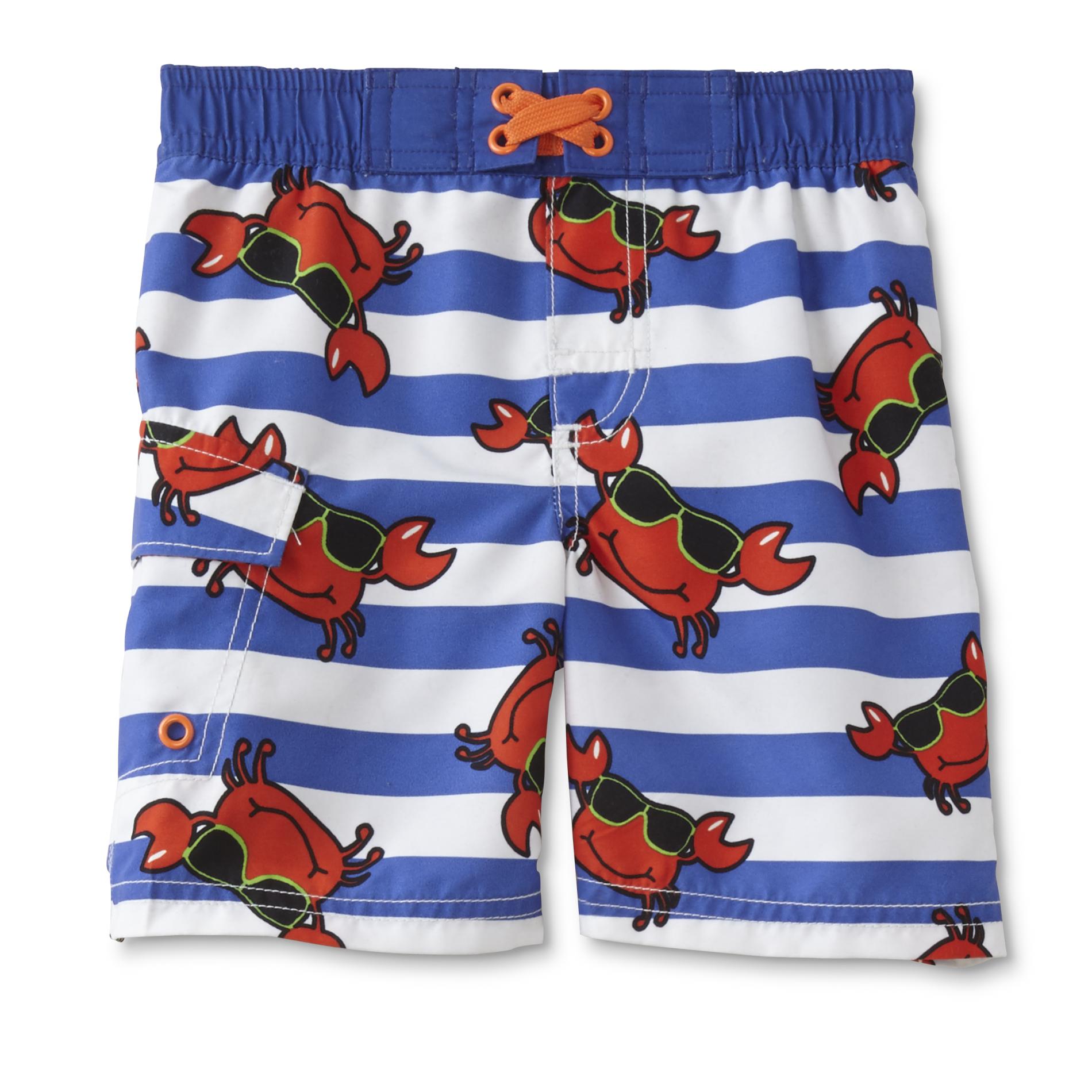 Joe Boxer Infant & Toddler Boys' Swim Trunks - Crabs