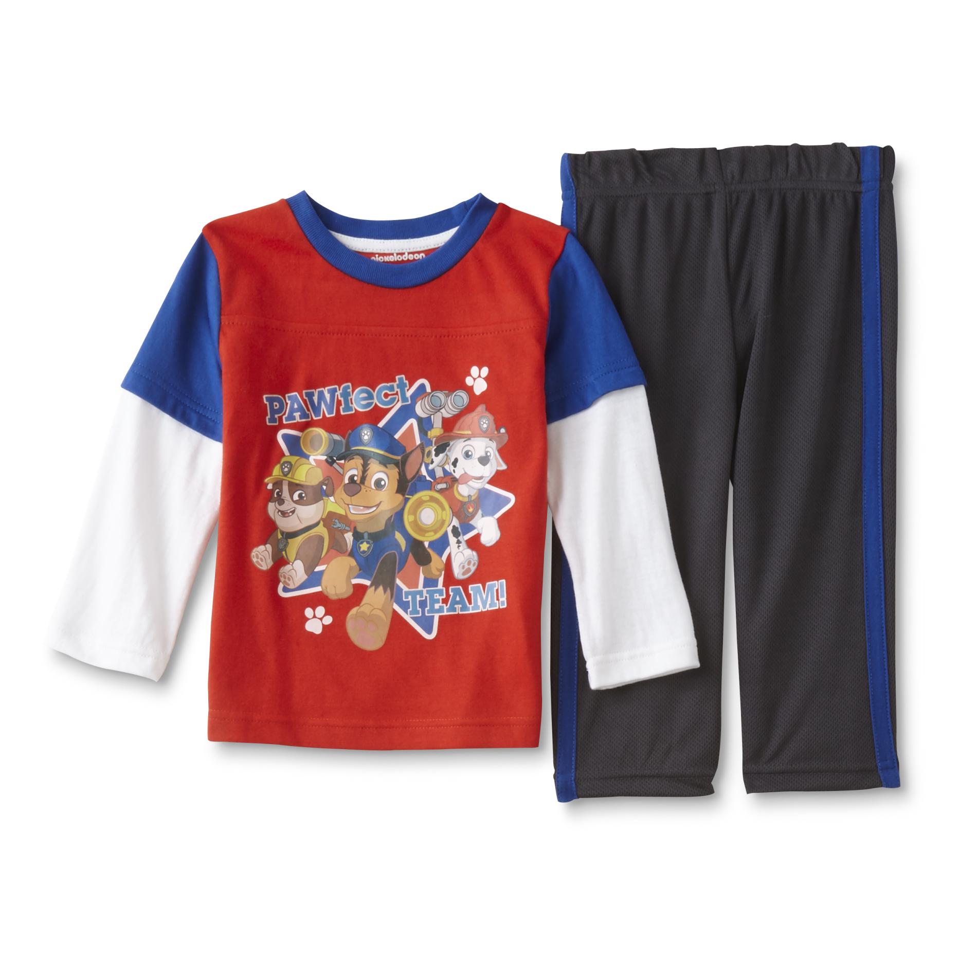 Nickelodeon PAW Patrol Infant & Toddler Boys' Layered-Look Shirt & Pants