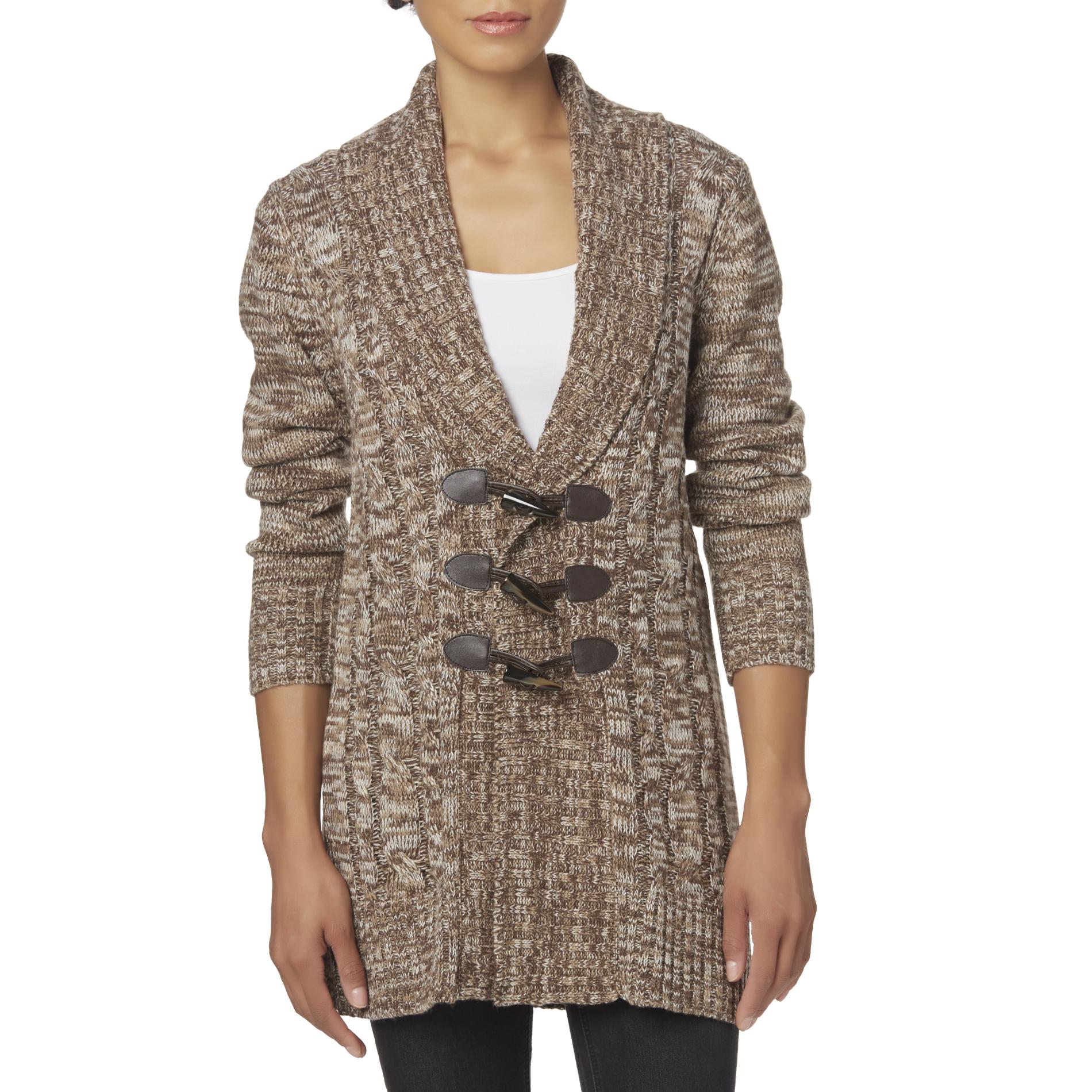 Laura Scott Women's Toggle Cardigan - Space-Dyed