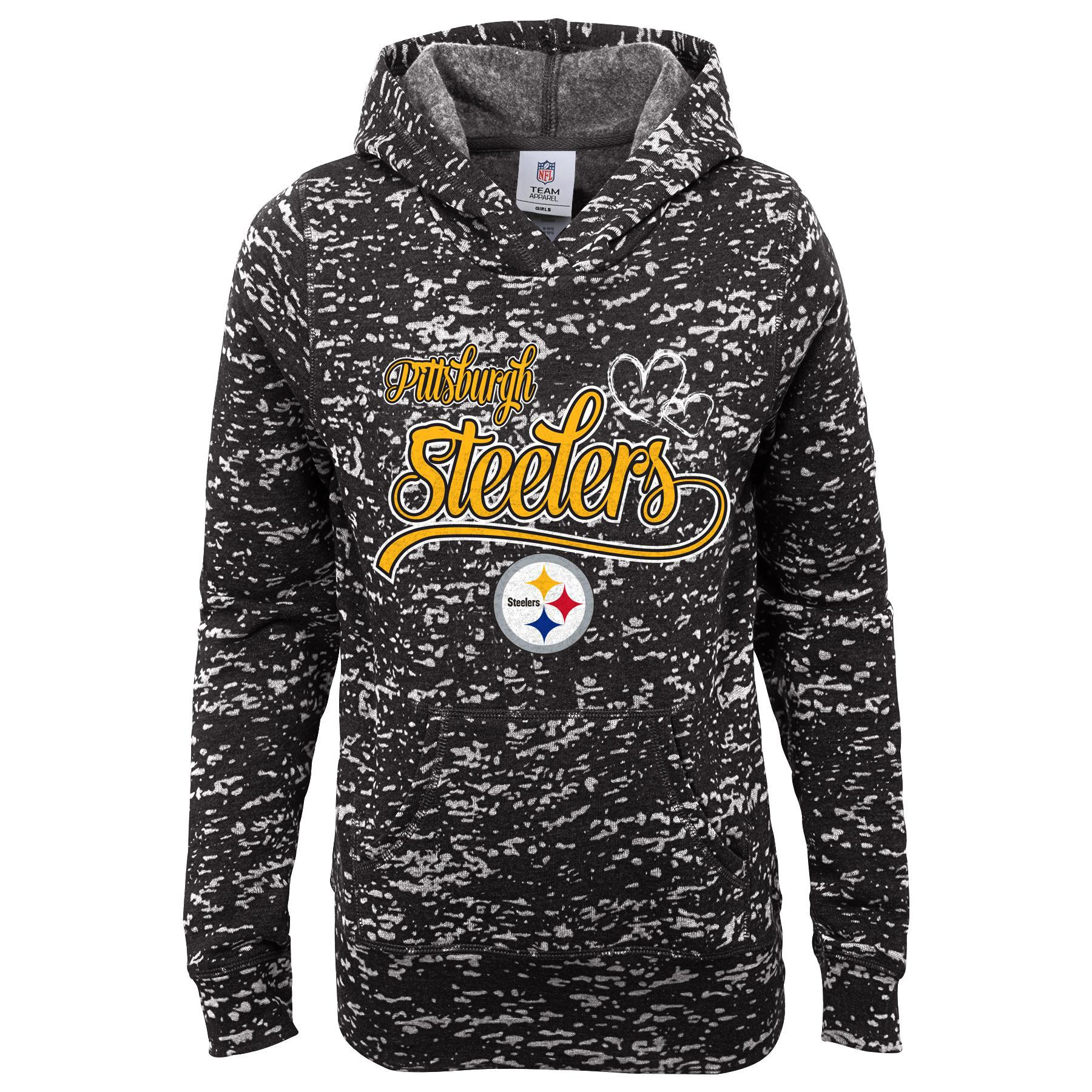 NFL Girls' Graphic Hoodie - Pittsburgh Steelers