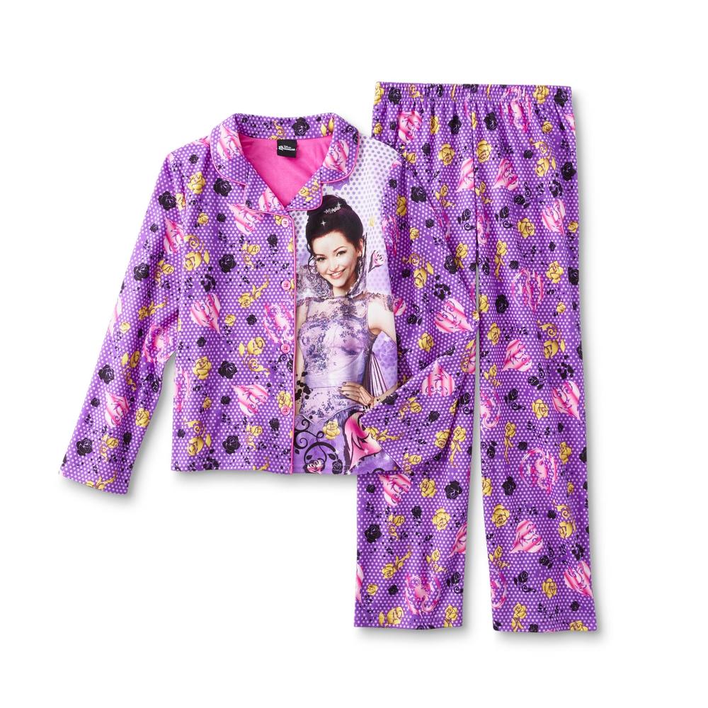 Disney Descendants Girls' Pajama Shirt & Pants - Mal