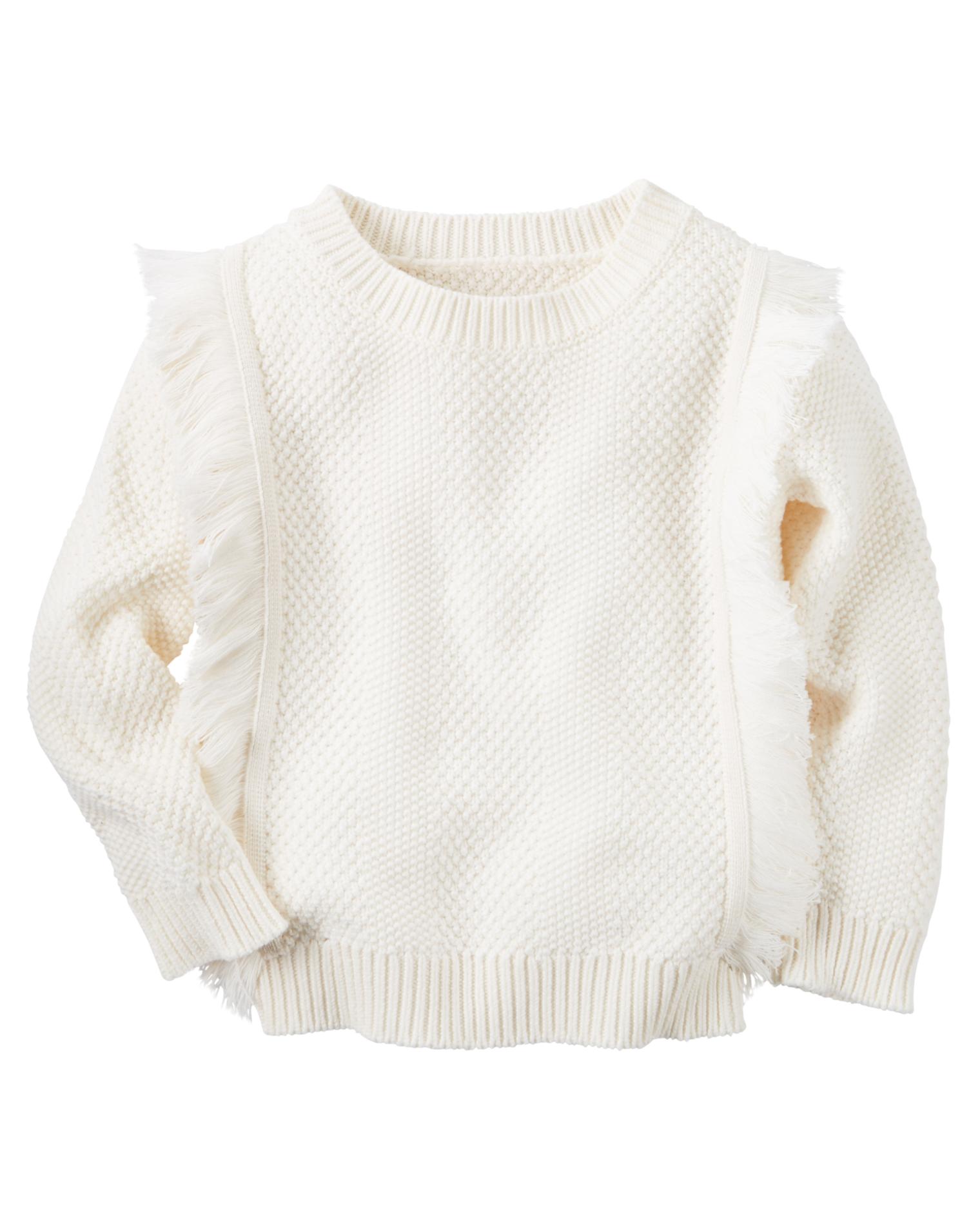 Carter's Toddler Girls' Fringe Sweater