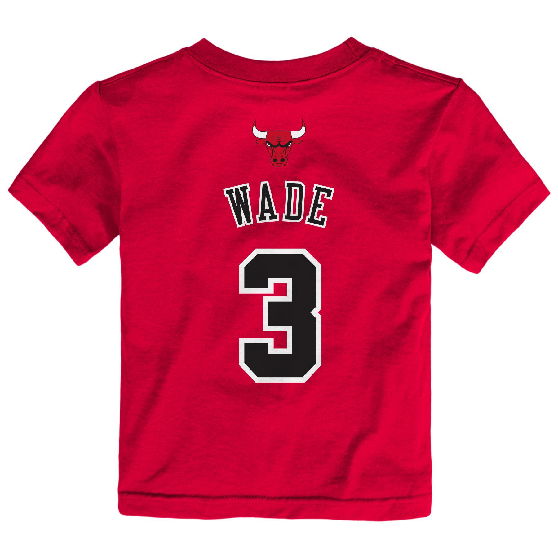 NBA Dwayne Wade Toddler Boys' Graphic T-Shirt - Chicago Bulls, Size: 2T NBA Dwayne Wade Toddler Boys' Graphic T-Shirt - Chicago Bulls, Size: 2T