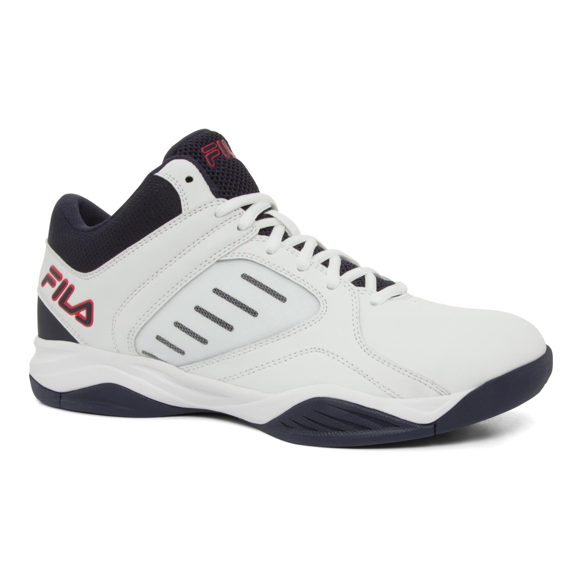 Fila Men's Bank Athletic Shoe - White/Navy