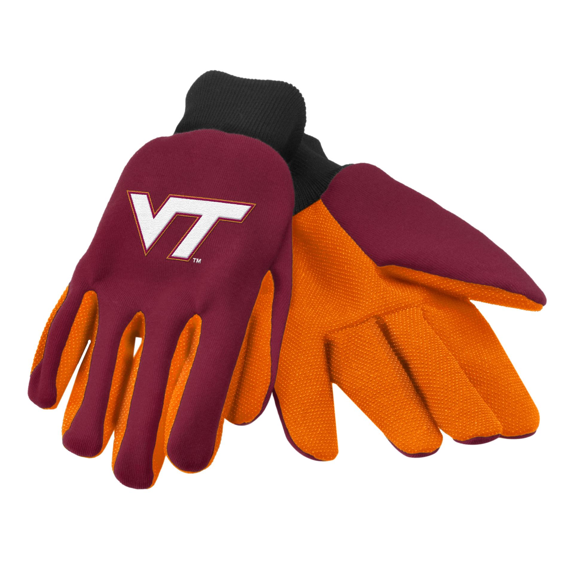 NCAA Men's Utility Gloves - Virginia Tech Hokies NCAA Men's Utility Gloves - Virginia Tech Hokies