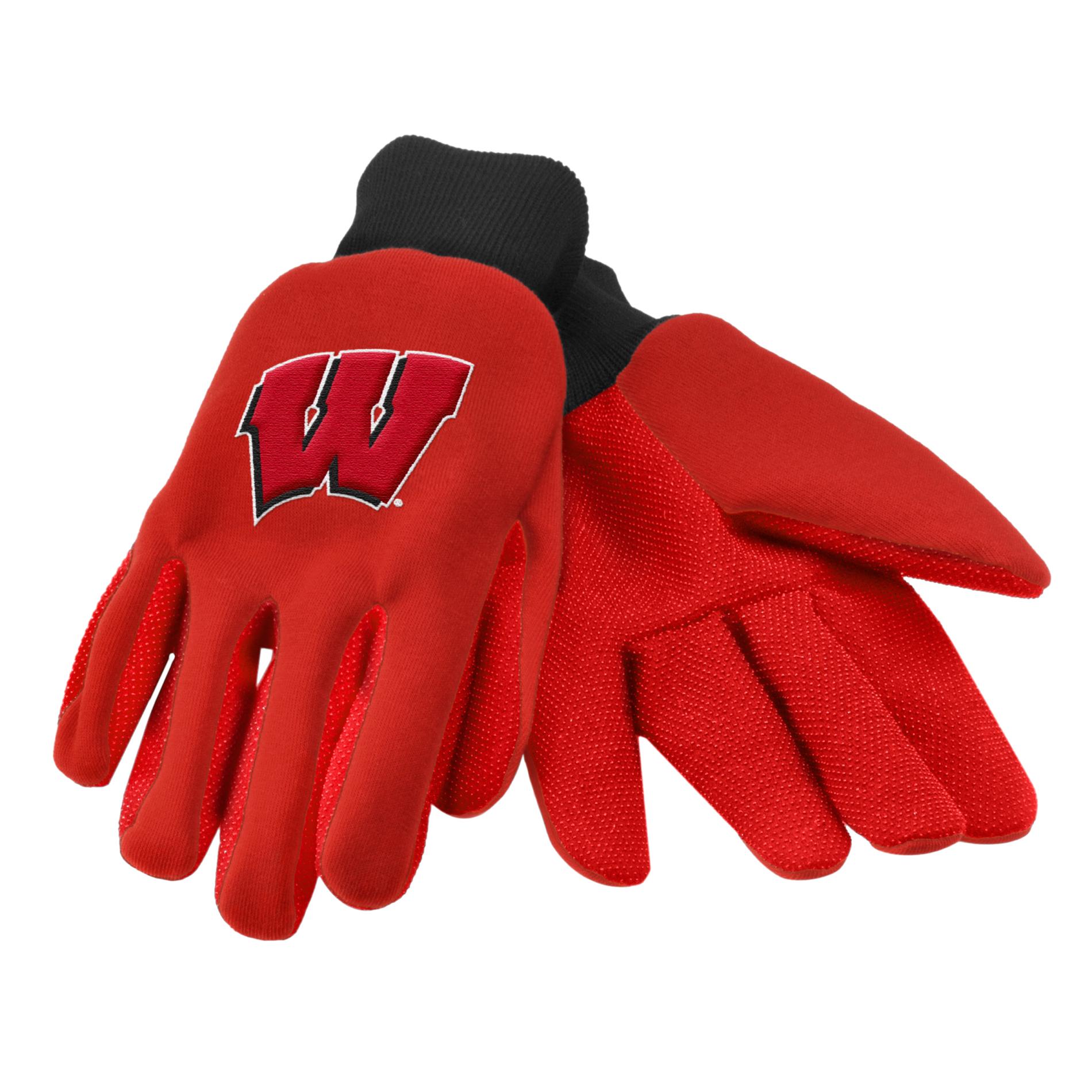 NCAA Men's Utility Gloves - Wisconsin Badgers NCAA Men's Utility Gloves - Wisconsin Badgers