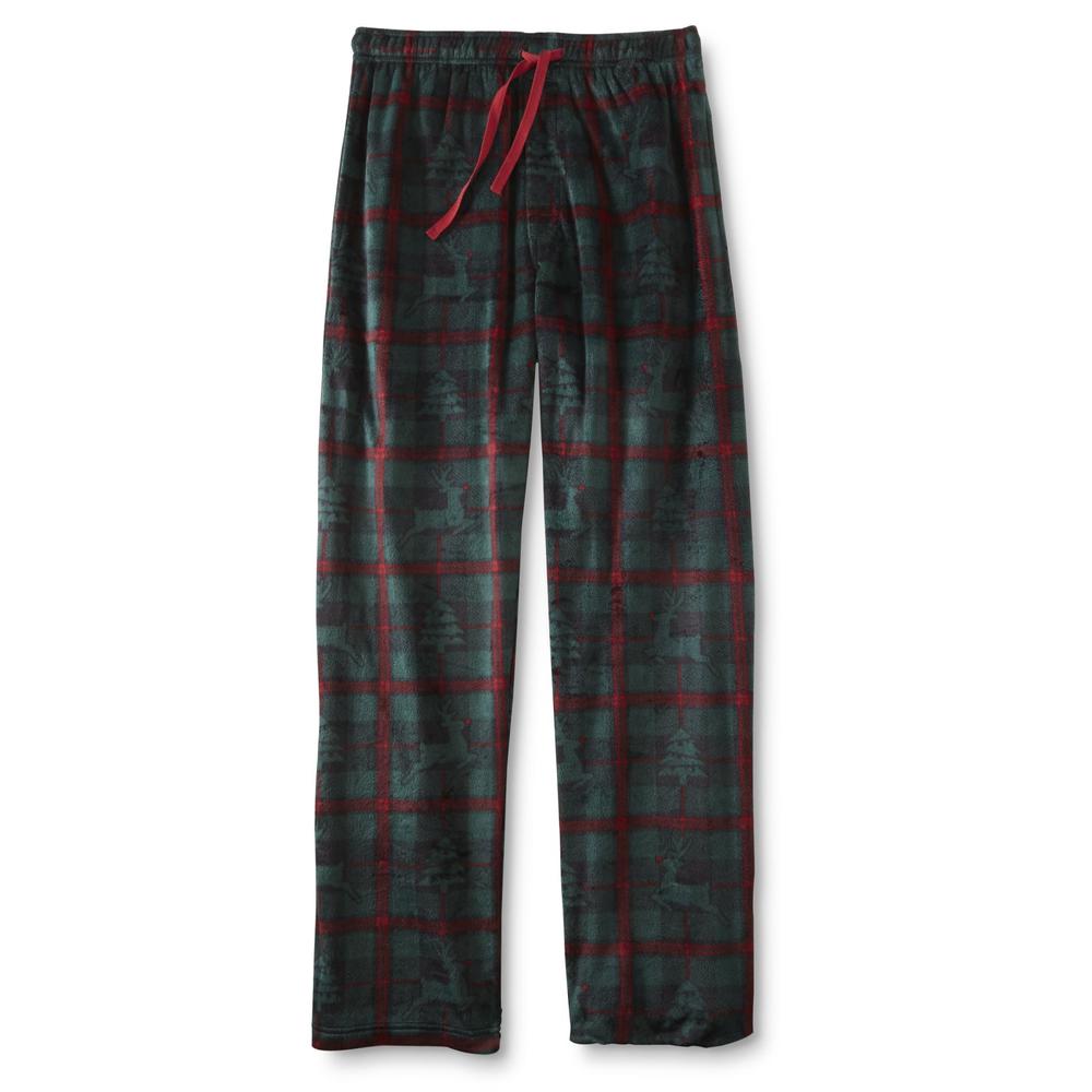 Joe Boxer Men's Fleece Pajama Pants - Christmas Plaid