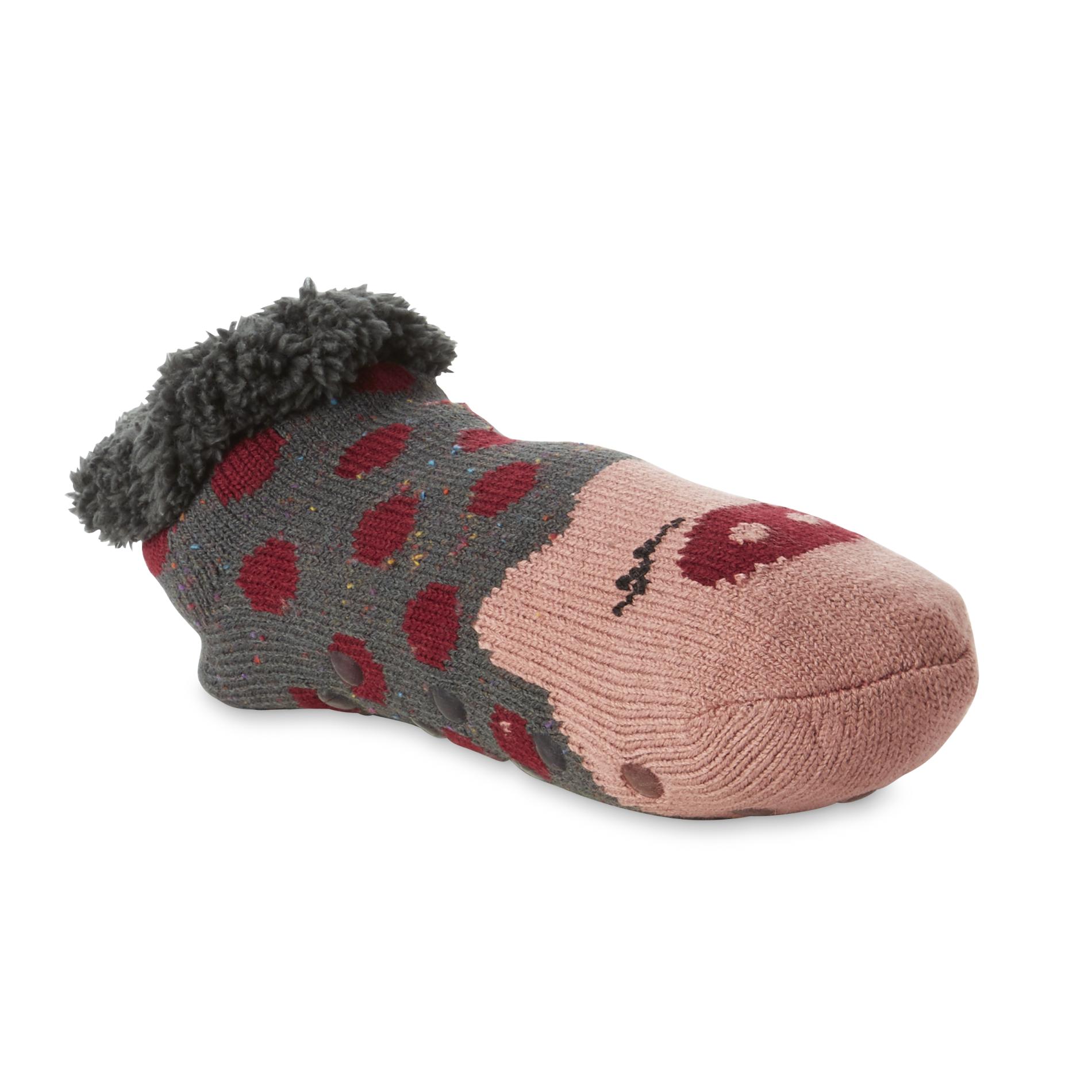 Joe Boxer Women's Cozy Slipper Socks - Pig