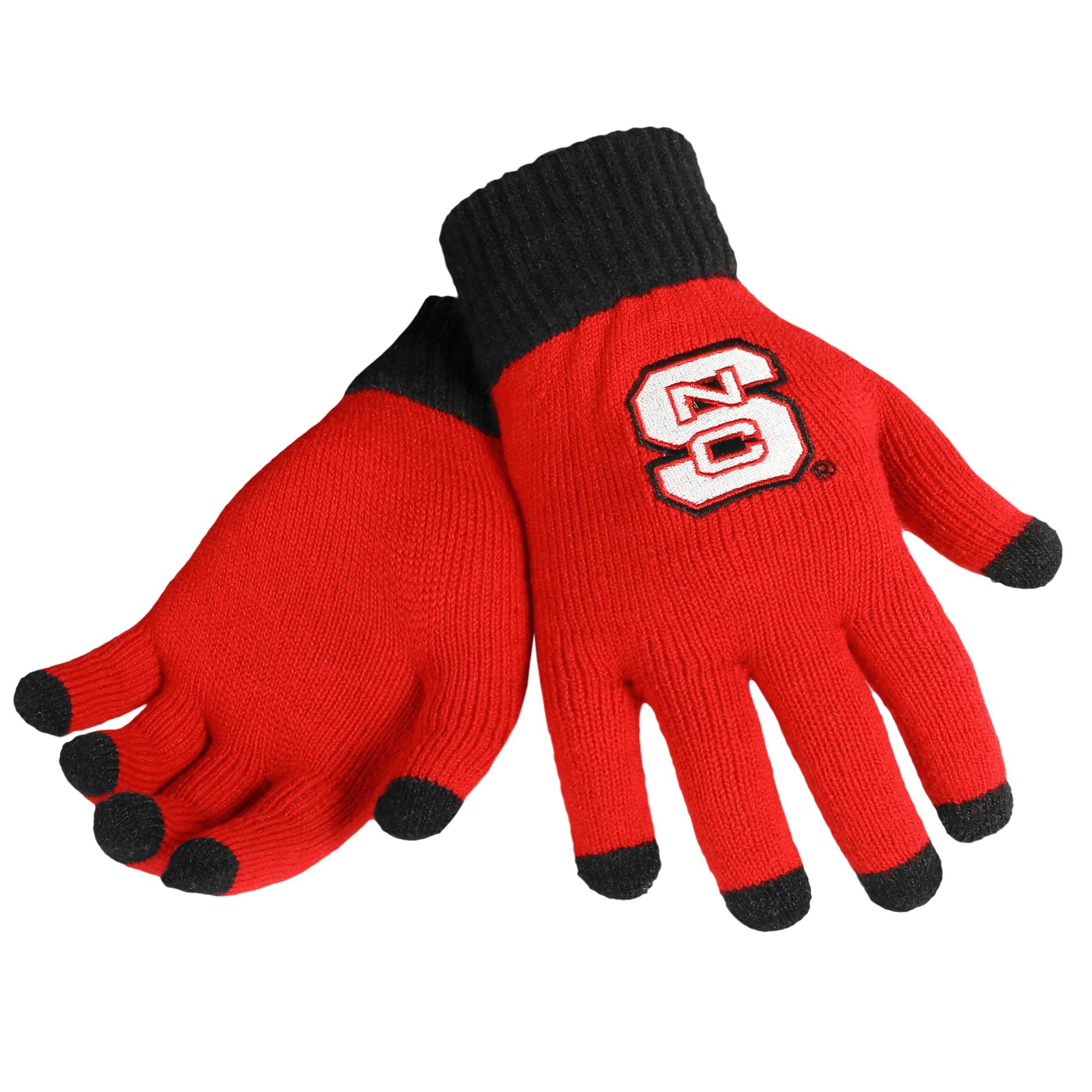 NCAA Men's Texting Gloves - NC State Wolfpack NCAA Men's Texting Gloves - NC State Wolfpack